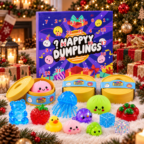 Årets store Squishy-kalender 2026 🎄✨